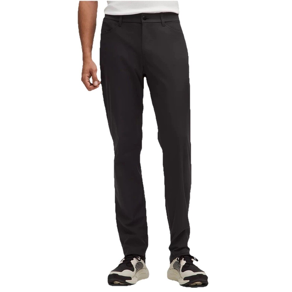Lululemon Men’s ABC Pants Black Slim Fit Warpstreme Size 34
